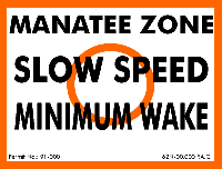 Min Wake Sign