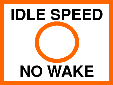 No Wake Sign